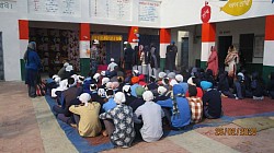 Shri Akhand Path Ji in School