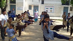 Karate Training to Girls